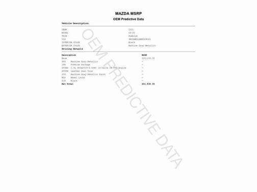 2021 Mazda CX-30 Premium Package