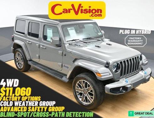 Sting Gray Clearcoat 2023 Jeep Wrangler 4xe Base