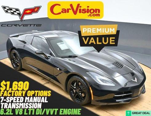 Black 2017 Chevrolet Corvette Stingray