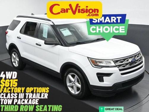 Oxford White 2018 Ford Explorer Base