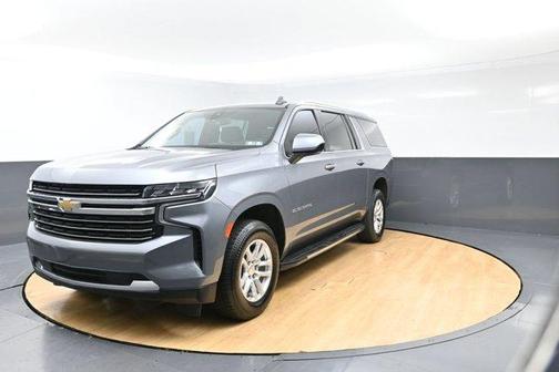 Satin Steel Metallic 2021 Chevrolet Suburban LT