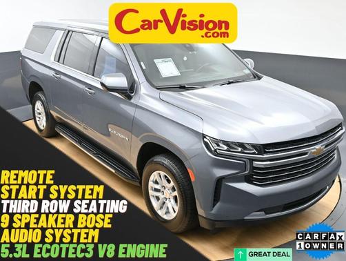 Satin Steel Metallic 2021 Chevrolet Suburban LT