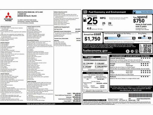 2023 Mitsubishi Eclipse Cross SEL