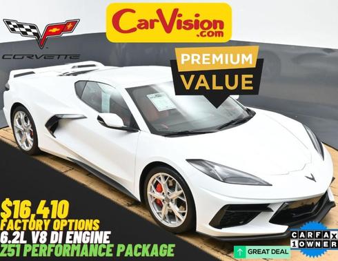 Arctic White 2023 Chevrolet Corvette Stingray w/2LT