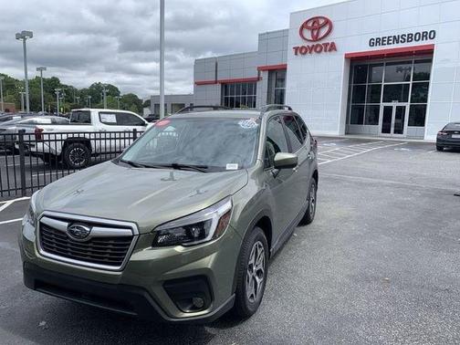 Jasper Green Metallic 2021 Subaru Forester Premium