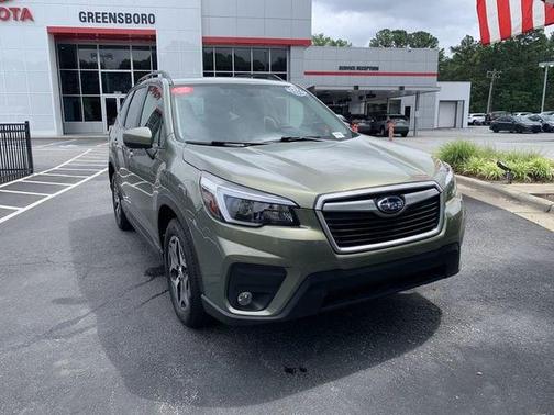 Jasper Green Metallic 2021 Subaru Forester Premium