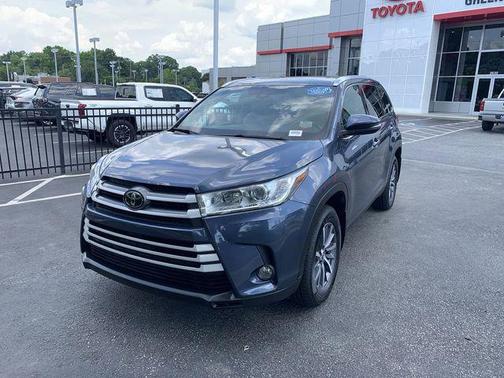 Shoreline Blue Pearl 2019 Toyota Highlander XLE