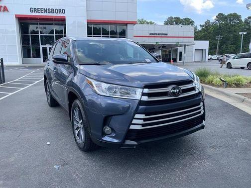 Shoreline Blue Pearl 2019 Toyota Highlander XLE