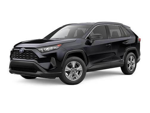 Midnight Black Metallic 2025 Toyota RAV4 Hybrid LE