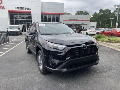 Midnight Black Metallic 2025 Toyota RAV4 Hybrid LE