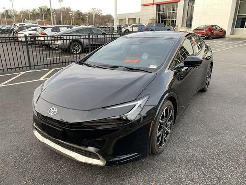 Midnight Black Metallic 2025 Toyota Prius Plug-In Hybrid XSE Premium