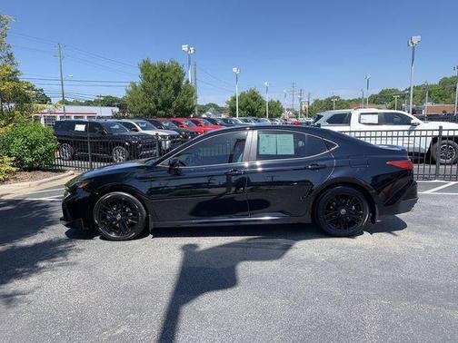 Midnight Black Metallic 2025 Toyota Camry SE