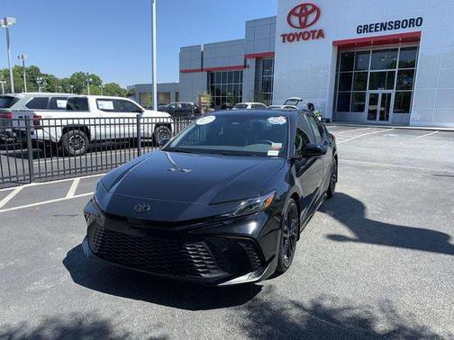 Midnight Black Metallic 2025 Toyota Camry SE
