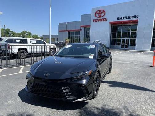 Midnight Black Metallic 2025 Toyota Camry SE