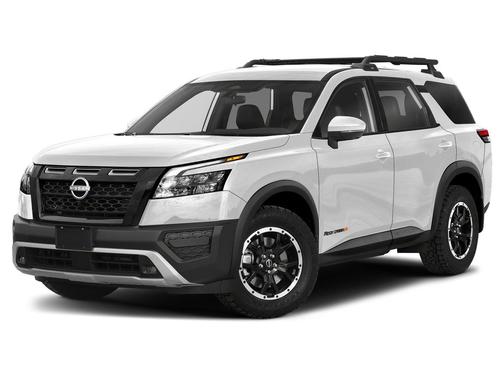 Glacier White 2023 Nissan Pathfinder Rock Creek 4WD