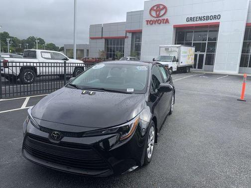 Midnight Black Metallic 2025 Toyota Corolla LE