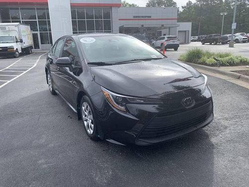 Midnight Black Metallic 2025 Toyota Corolla LE