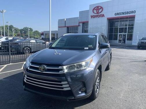 Shoreline Blue Pearl 2018 Toyota Highlander XLE