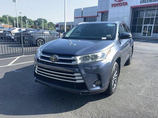 Shoreline Blue Pearl 2018 Toyota Highlander XLE