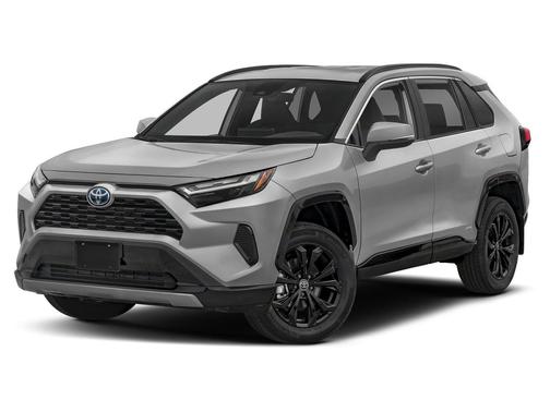Silver Sky Metallic 2023 Toyota RAV4 Hybrid SE