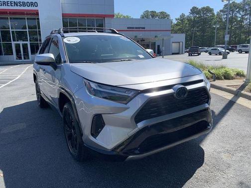Silver Sky Metallic 2023 Toyota RAV4 Hybrid SE