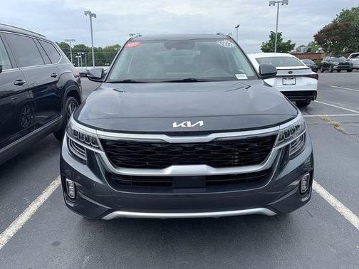 Gravity Gray 2022 Kia Seltos SX Turbo