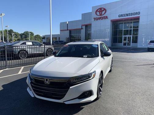Platinum White Pearl 2021 Honda Accord Sport 2.0T