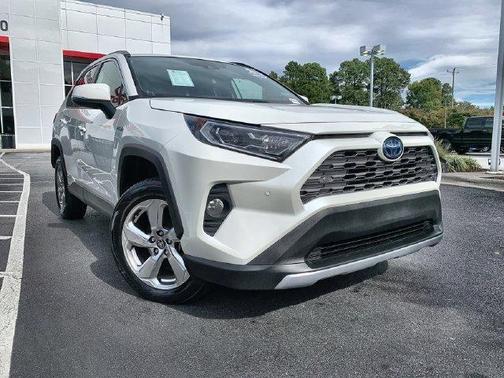 Blizzard Pearl 2021 Toyota RAV4 Hybrid Limited