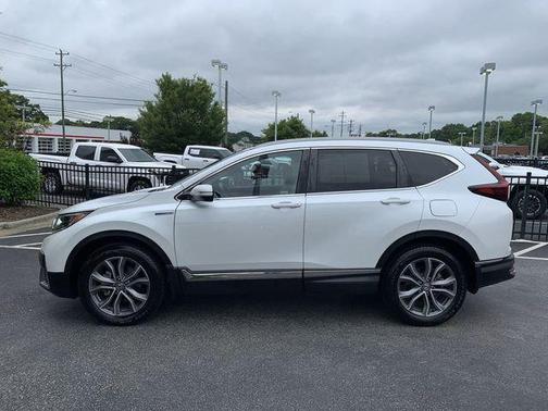 Platinum White Pearl 2021 Honda CR-V Hybrid Touring