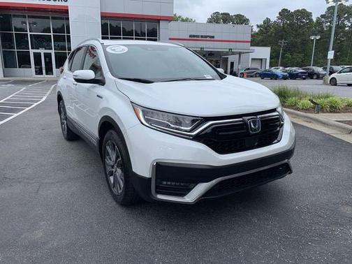 Platinum White Pearl 2021 Honda CR-V Hybrid Touring