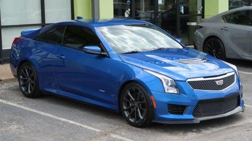 Blue 2016 Cadillac ATS-V Base