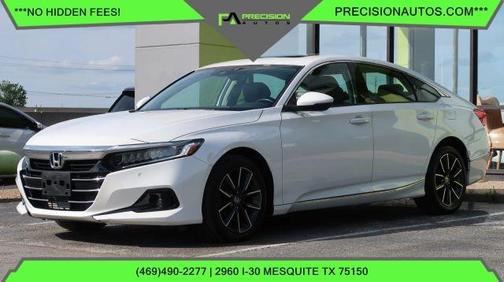 White 2021 Honda Accord EX-L 1.5T