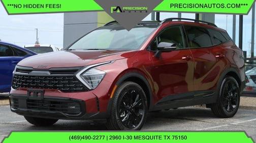 Burgundy 2025 Kia Sportage Plug-In Hybrid X-Line Prestige