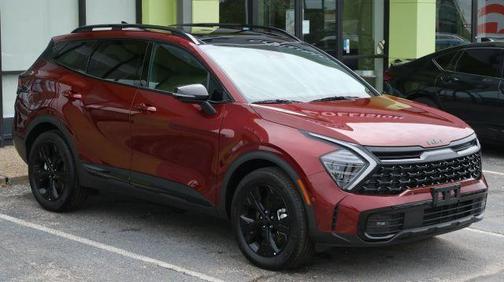 Burgundy 2025 Kia Sportage Plug-In Hybrid X-Line Prestige