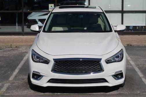 Majestic White 2018 INFINITI Q50 3.0t LUXE