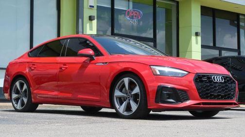 Tango Red Metallic 2021 Audi A5 2.0T Premium Plus