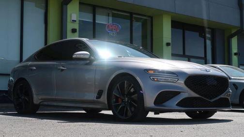 Gray 2022 Genesis G70 3.3T