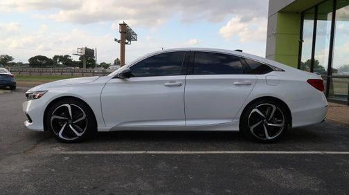 White 2022 Honda Accord Hybrid Sport