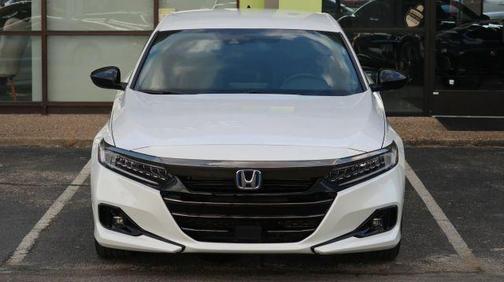 White 2022 Honda Accord Hybrid Sport