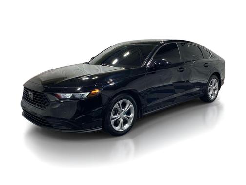 Crystal Black Pearl 2025 Honda Accord LX 1.5T