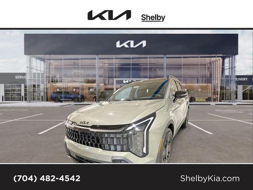 Jungle Green 2026 Kia Sportage Plug-In Hybrid X-Line Prestige