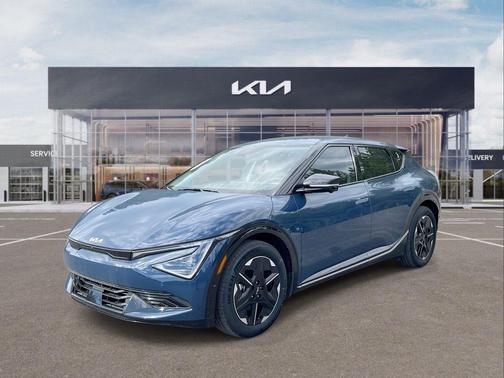 Midnight Lake Blue 2025 Kia EV6 Wind