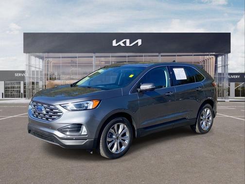 CARBONIZED GRAY 2024 Ford Edge Titanium