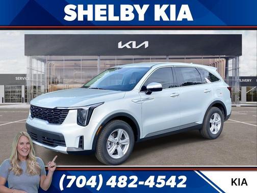 Ivory Silver 2026 Kia Sorento LX