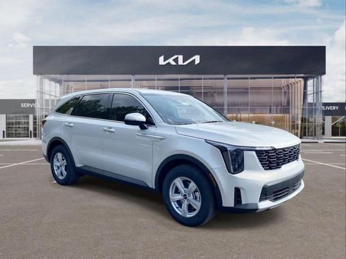 Ivory Silver 2026 Kia Sorento LX