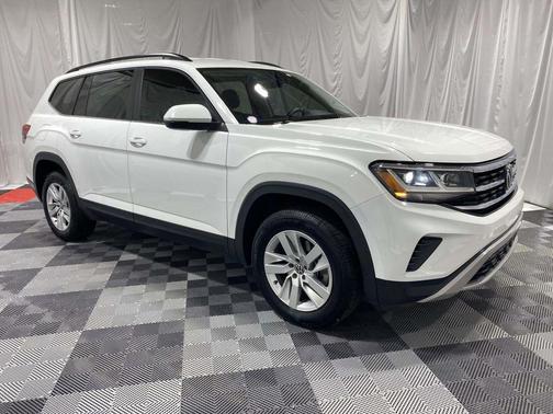 Pure White 2021 Volkswagen Atlas 2.0T S