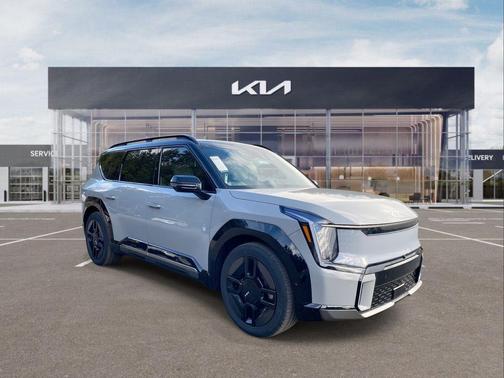 Wolf Gray/Ebony Black Roof 2026 Kia EV9 GT-Line