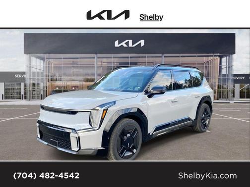 Wolf Gray/Ebony Black Roof 2026 Kia EV9 GT-Line