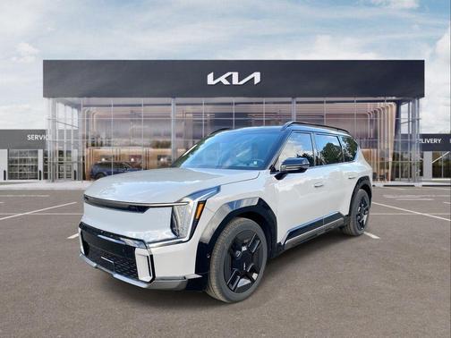 Wolf Gray/Ebony Black Roof 2026 Kia EV9 GT-Line