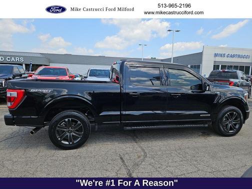 Agate Black Metallic 2022 Ford F-150 Lariat